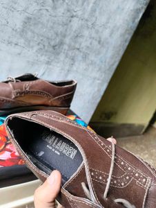 Classic Brown Leather Brogues