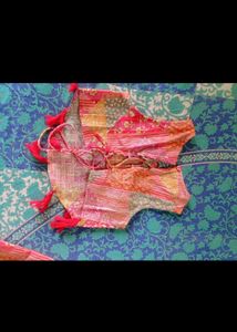 Girls Pink top and plazzo..