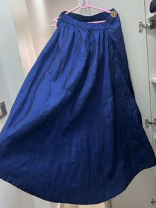 Partywear Long Flare Elastic Free Size Skirt
