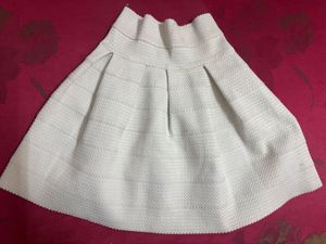 Textured Mini Skirt