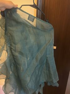STATEMENT Bottle Green One Shoulder Asymetric Top