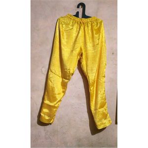Yellow  Kurta set with work