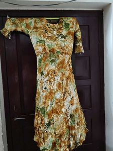 Bohemian Floral Print Kurta