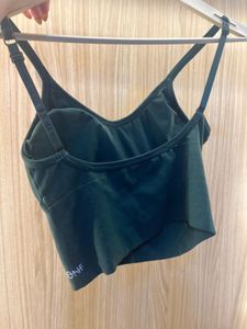Cute Green Daisy Sports Bra