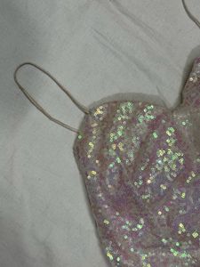 Sparkling Sequin Crop Top