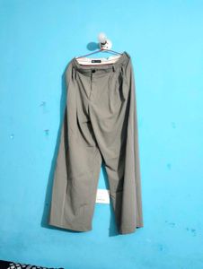 High-Waisted Wide-Leg Trousers and shirt from zara