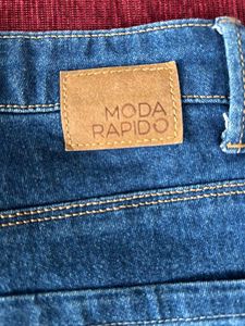 Blue Flared/ Bootcut Denim Jeans