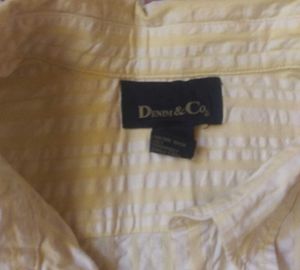 Classic Cream Textured 100 ℅ cotton Button-Down To