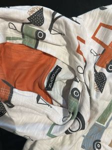Cute Tractor Print Hoodie