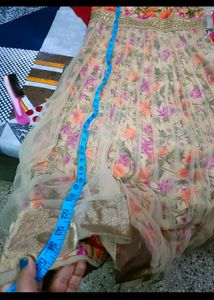 Beautiful Floral Print Party Gown in 38 bust