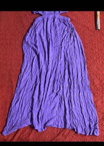 Purple Cutout Dress