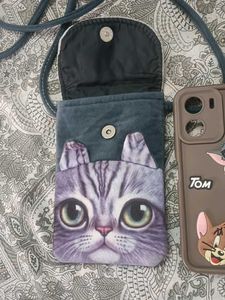 Cute Cat Crossbody Bag