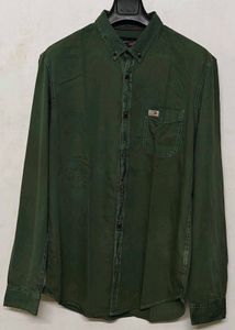 Us Polo 🔥Men's Green Casual Button-Down Shirt