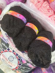 Black Yarn Balls