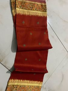 Beautiful Red Silk Saree