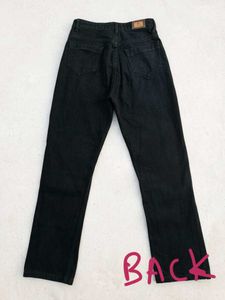 Black Cargo Wide Leg Jeans