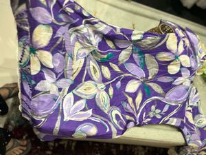 Beautiful Purple Floral Kurta Set