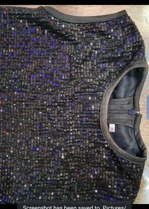 Sparkly Black Sequin Dress