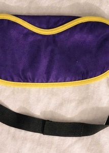 Purple &amp; Yellow Sleeping Eye Mask