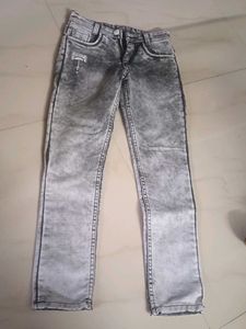 Stylish Grey Wash Denim Jeans