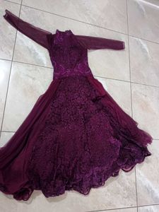 Party wear heavy work gown