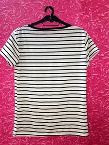 Striped Graphic Tee