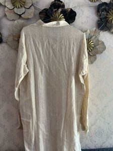 Men's Cream Kurta