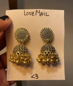 Bohemian Jhumka Earrings Set 4