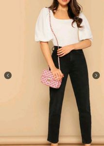 Chic White Puff Sleeve Top