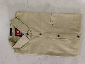 Men's Beige Casual Shirt