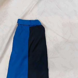 Blue &amp; Navy Zip-Up Track Jacket