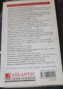Reflections On Indian English Literature.