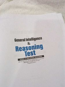 Arihant General Intelligence &amp; Reasoning Test