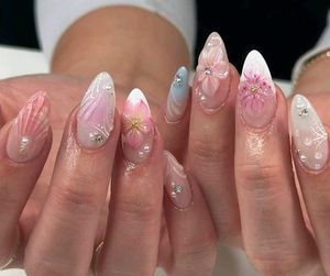 Summer Beach Press On Nails