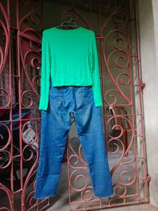 Combo Of Jeans And Top