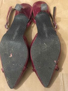 Chic Burgundy Pinteresty Heels
