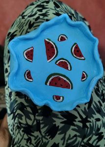 Hand-painted Watermelon Trinket Dish