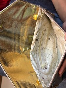 Elegant Gold Clutch
