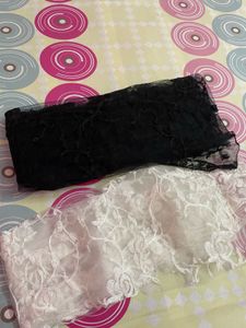 New Dupatta Set (Black &amp; White)
