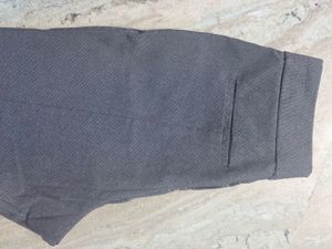 Gray Cropped Pants