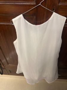 Elegant White Sleeveless Top