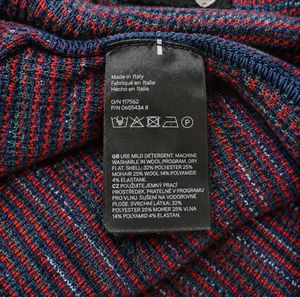 Corsieri Italian Blue Knit Sweater