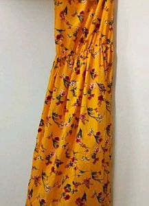 Floral Yellow Dress