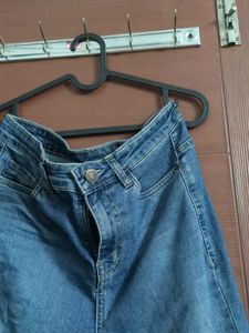 Blue Denim Flare Jeans