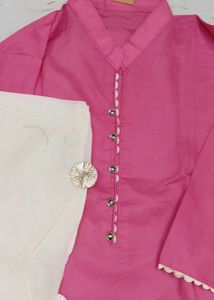 Elegant Pink Kurta garara Set