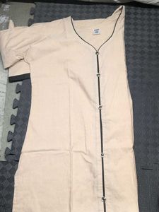 Elegant Beige Kurta Set