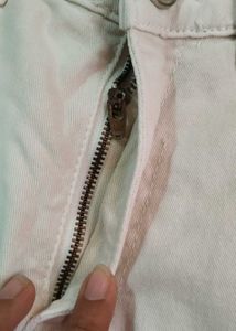 Cream Cargo Pants