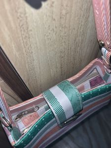 Chic Striped Shoulder Bag