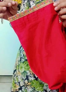 red color ka frock suit fullumbrella with salwar