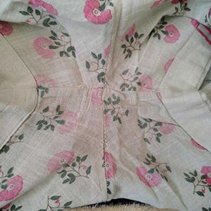 Women's Floral Print Cotton Shorts